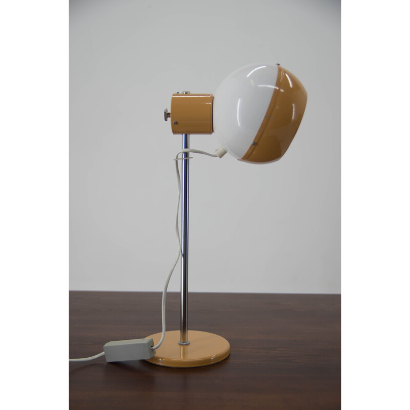 Vintage magnetic adjustable table lamp by Drukov, 1970