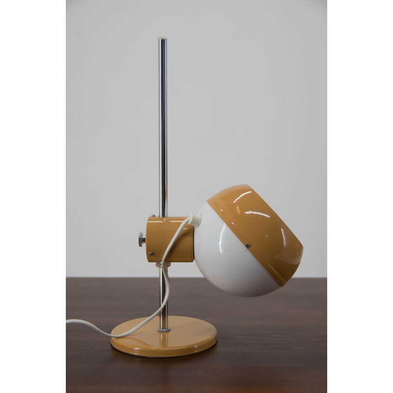 Vintage magnetic adjustable table lamp by Drukov, 1970