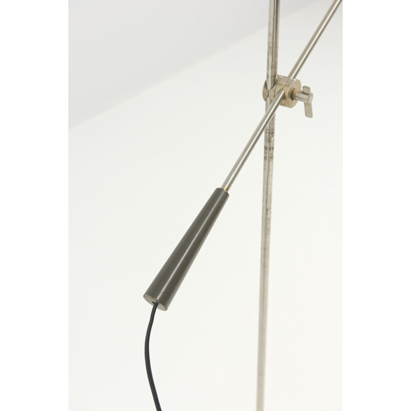 Mid century counterweight floor lamp by Willem Hagoort, Netherlands 1960s