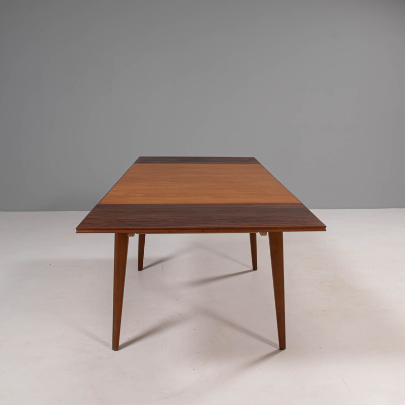 Mesa de teca Vintage por Arne Hovmand-Olsen para Mogens Kold