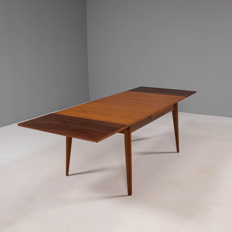 Mid-century teak dining table by Arne Hovmand-Olsen for Mogens Kold