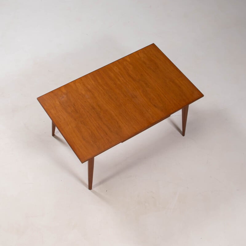 Mesa de teca Vintage por Arne Hovmand-Olsen para Mogens Kold