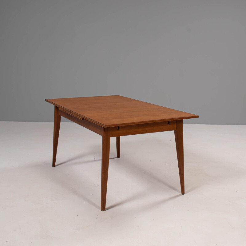 Mesa de teca Vintage por Arne Hovmand-Olsen para Mogens Kold