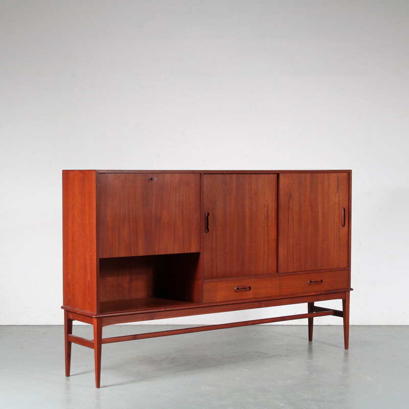 Mid century teak sideboard, Netherlands 1950s