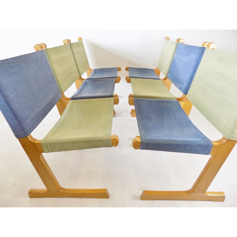 Ensemble de 6 chaises vintage par Ditte & Adrian Heath pour France & Son, 1970