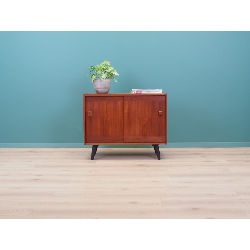 Mid century teak highboard, Denmark 1970s