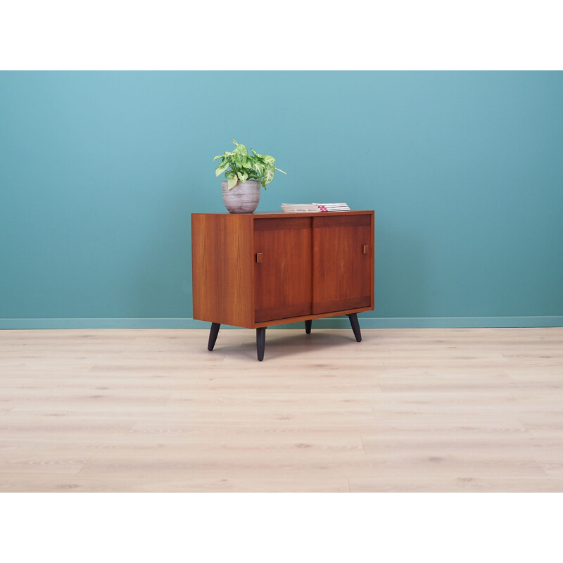 Mid century teak highboard, Denmark 1970s