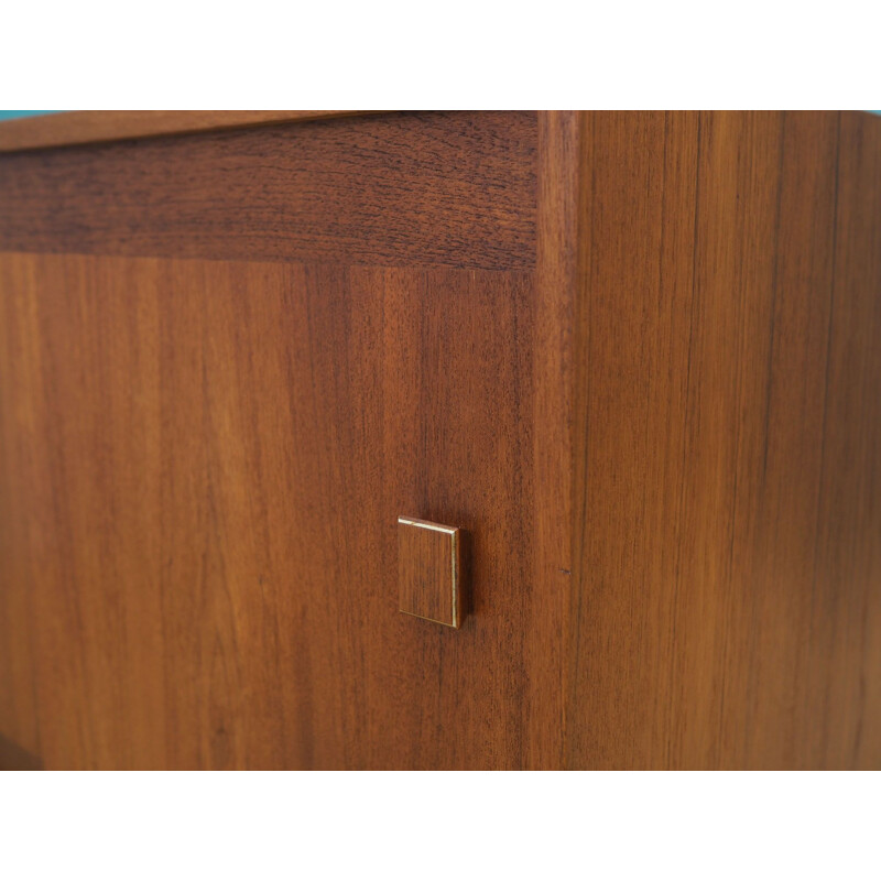 Mid century teak highboard, Denmark 1970s