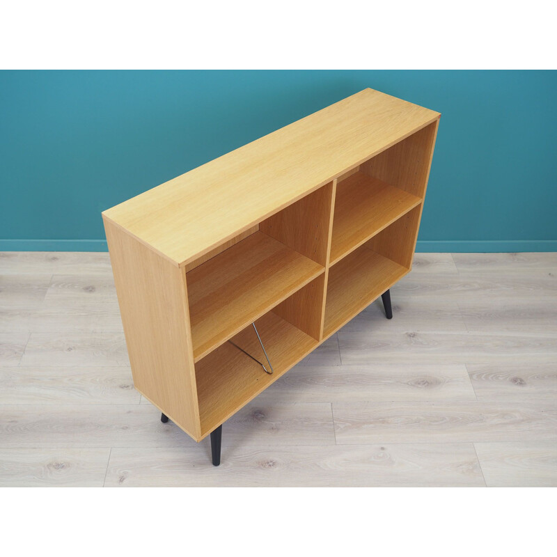 Vintage ashen bookcase by System B8, Denmark 1970s