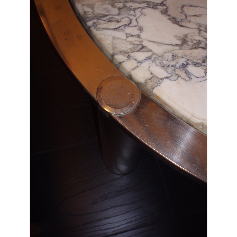 Table basse Italienne ronde - années 70