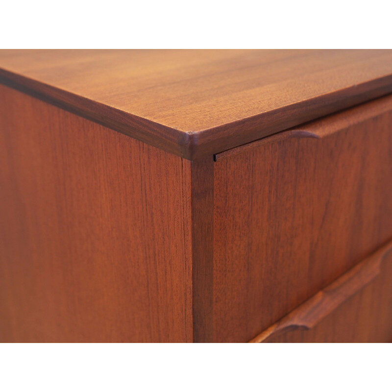 Teak vintage chest of drawers, Denmark 1970s