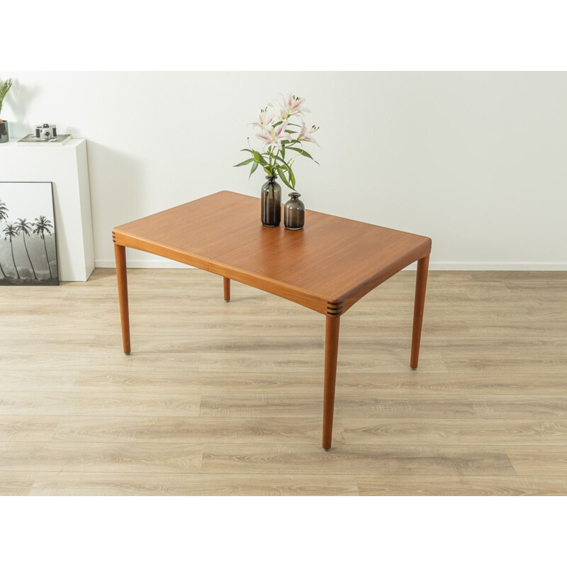 Teak vintage dining table by H.W. Klein for Bramin, Denmark 1960s