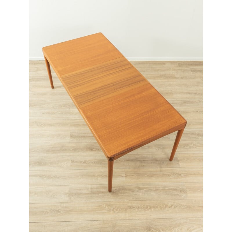 Teak vintage dining table by H.W. Klein for Bramin, Denmark 1960s