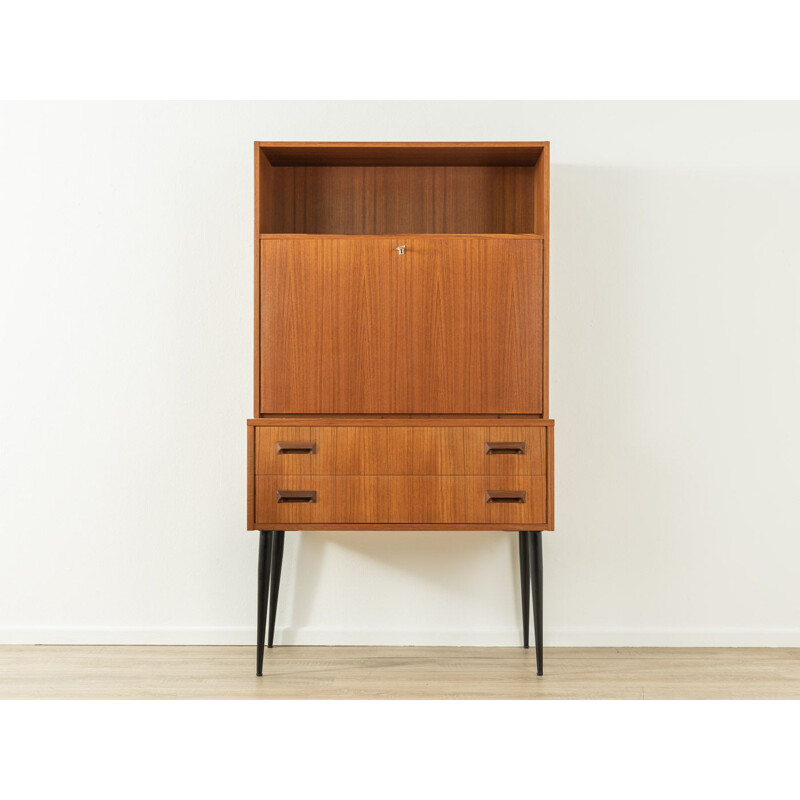 Vintage teak bar for DeWe, Germany 1960