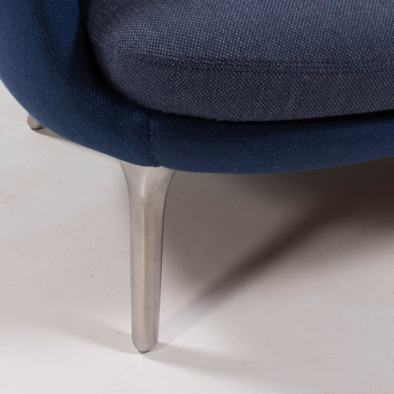 Canapé vintage RO bleu et gris par Jaime Hayon pour Fritz Hansen, Danemark