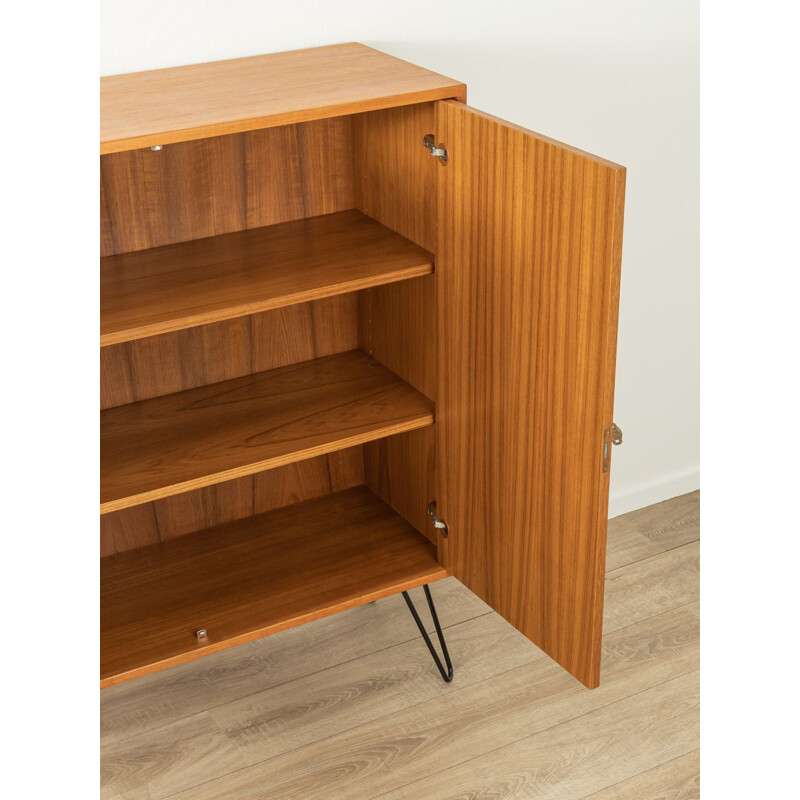 Vintage teak and black formica cabinet, Denmark 1960