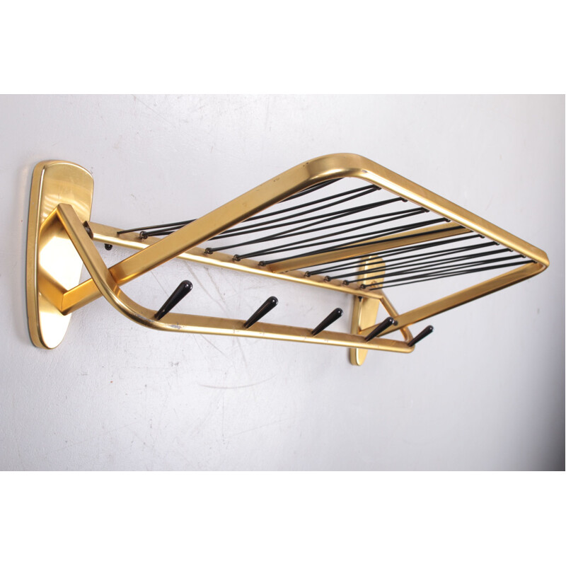 Vintage coat rack, Hollywood Regency style, Germany 1960