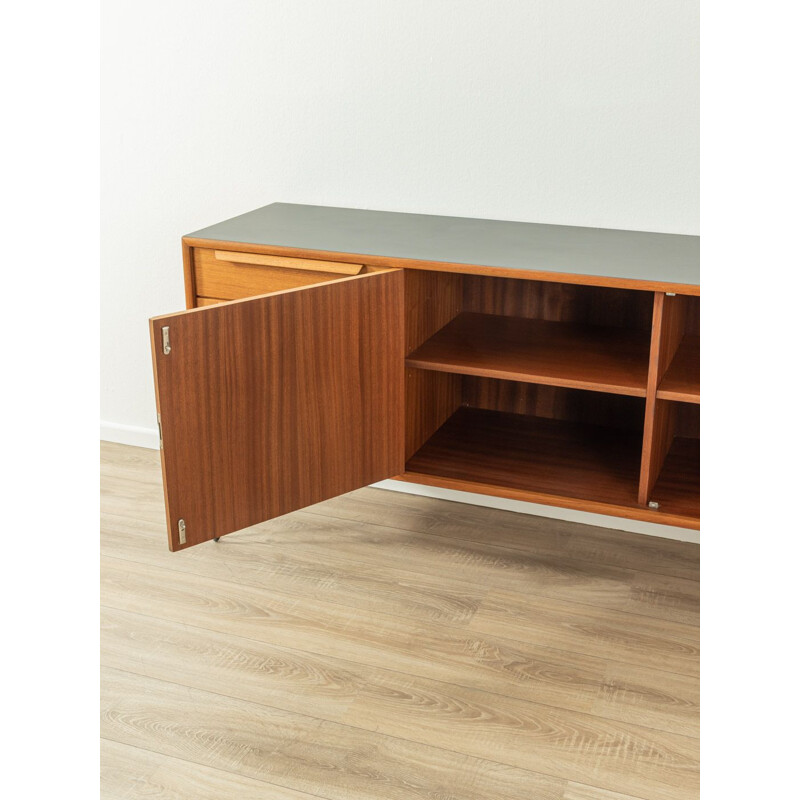 Vintage teak and black formica sideboard by WK Möbel, Germany 1960