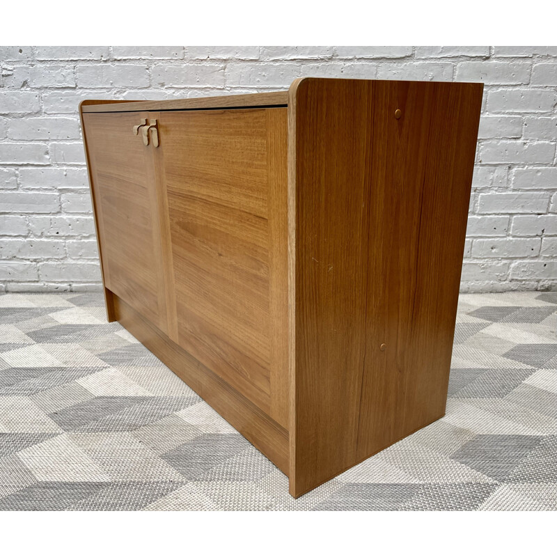 Vintage vinyl highboard by Schriber, UK 1970