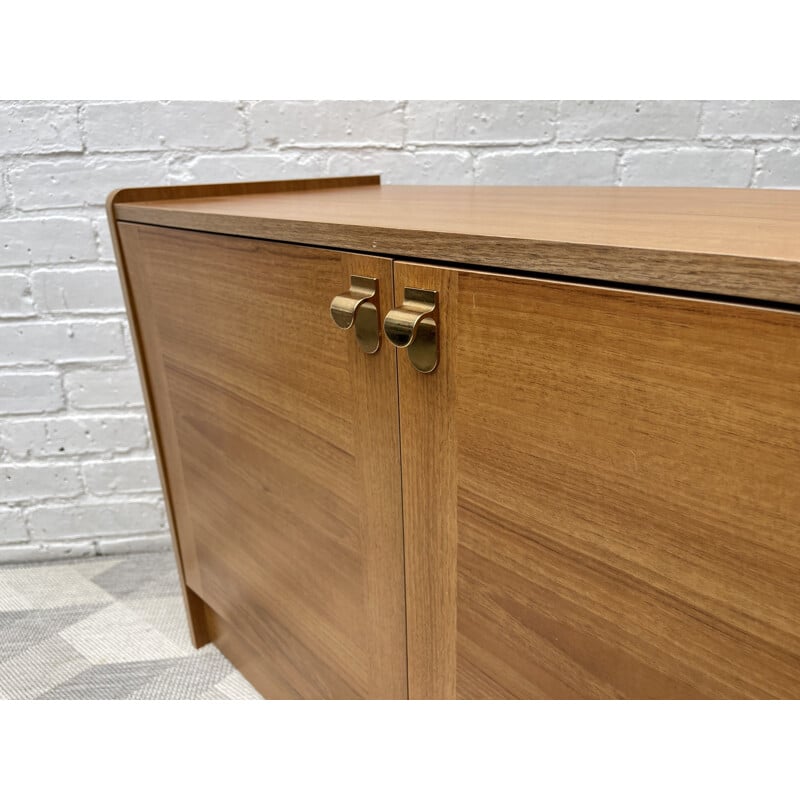 Vintage vinyl highboard by Schriber, UK 1970