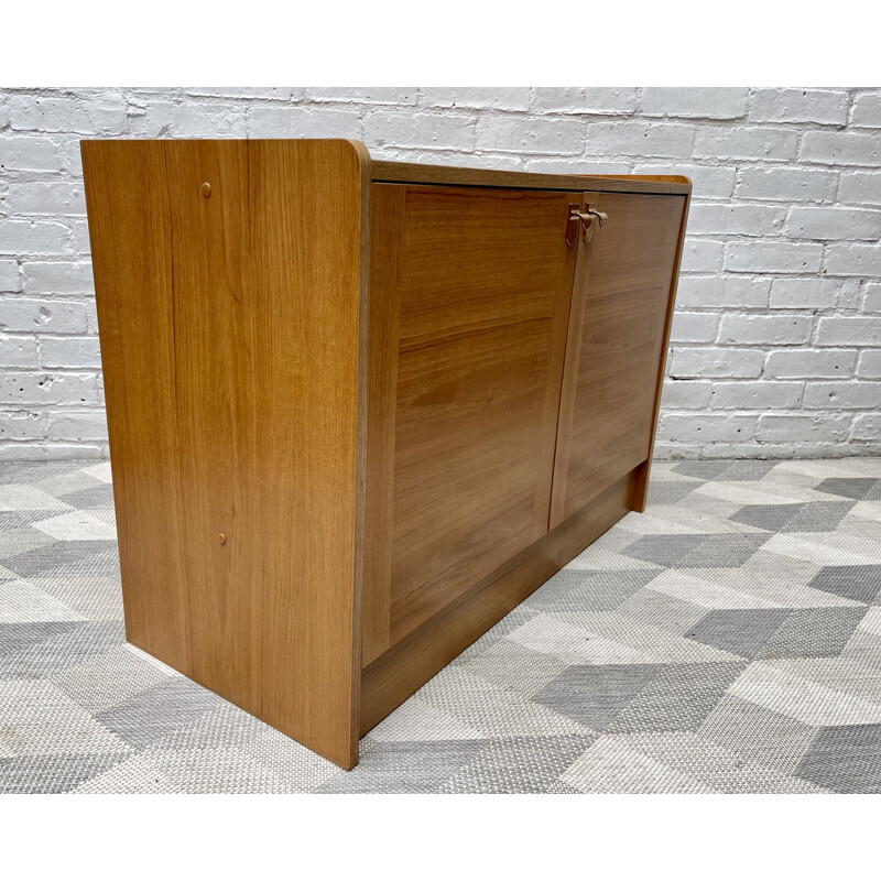 Vintage vinyl highboard by Schriber, UK 1970