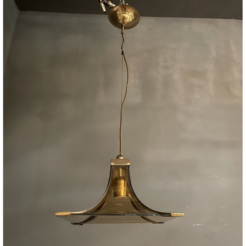 Mid-century Pagoda pendant lamp by Esperia