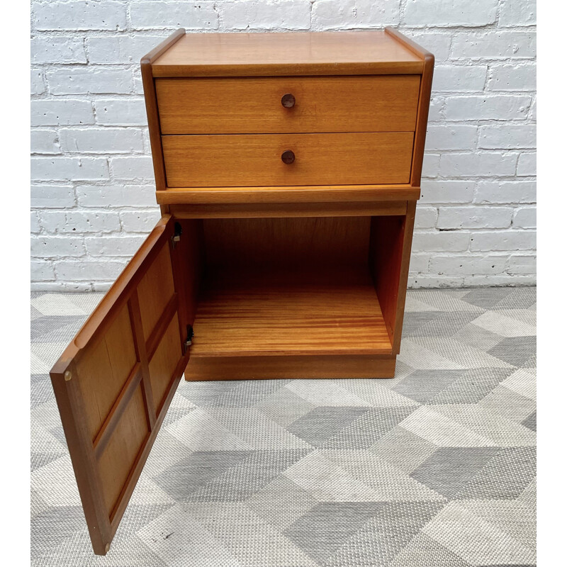 Vintage storage cabinet with drawers by Nathan, UK 1980