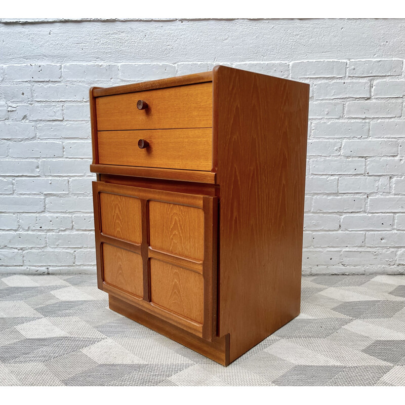 Vintage storage cabinet with drawers by Nathan, UK 1980