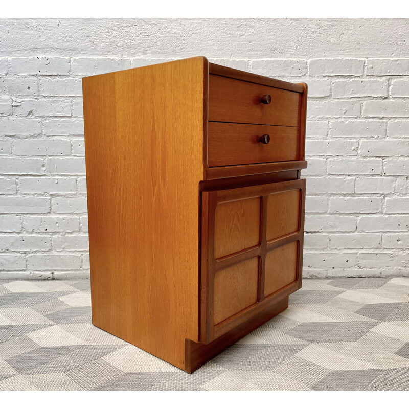 Vintage storage cabinet with drawers by Nathan, UK 1980