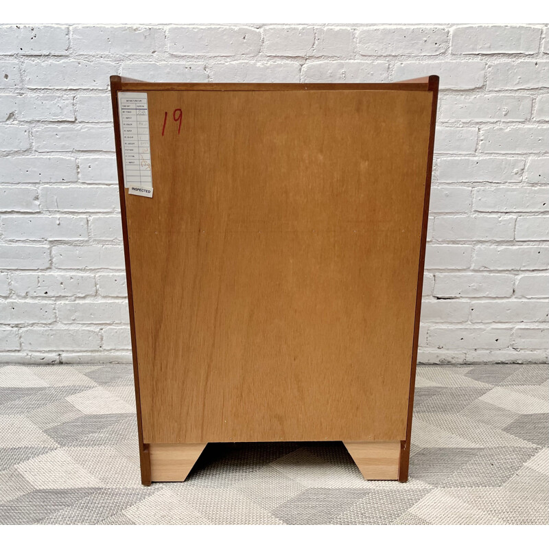 Vintage storage cabinet with drawers by Nathan, UK 1980