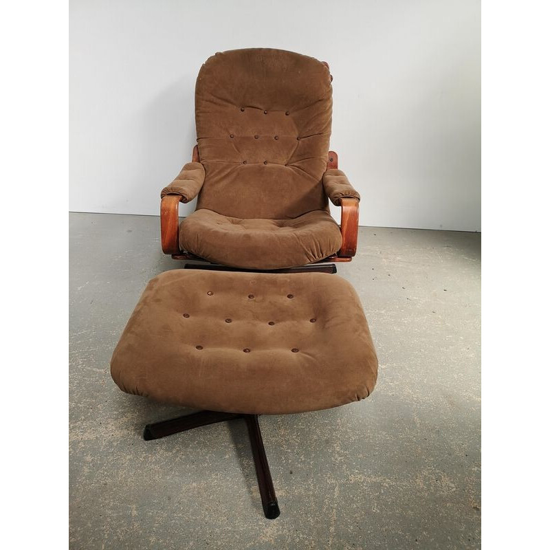 Fauteuil vintage suédois, 1970