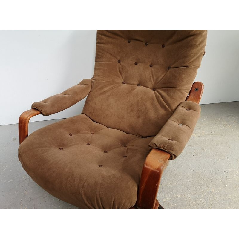 Zweedse vintage fauteuil, 1970