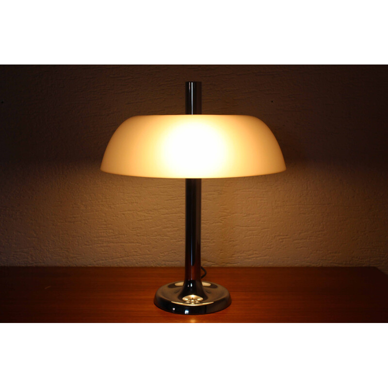 Lampe de table vintage en champignon d'Egon Hillebrand pour Hillebrand Lighting, 1970