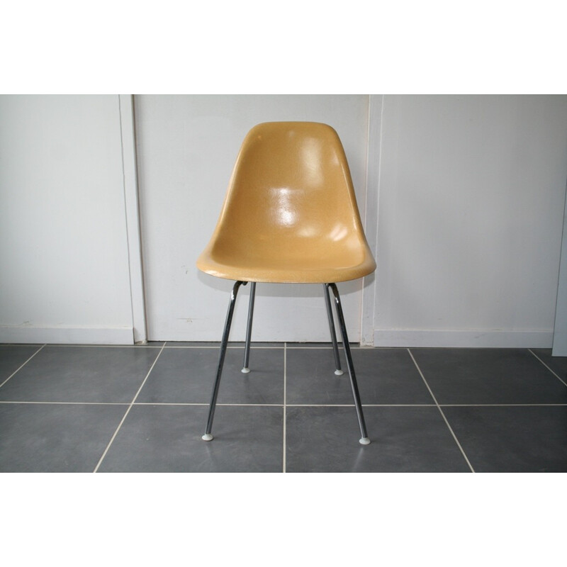 Chaise vintage "DSX" Herman Miller en fibre de verre, Charles & Ray EAMES - 1960s