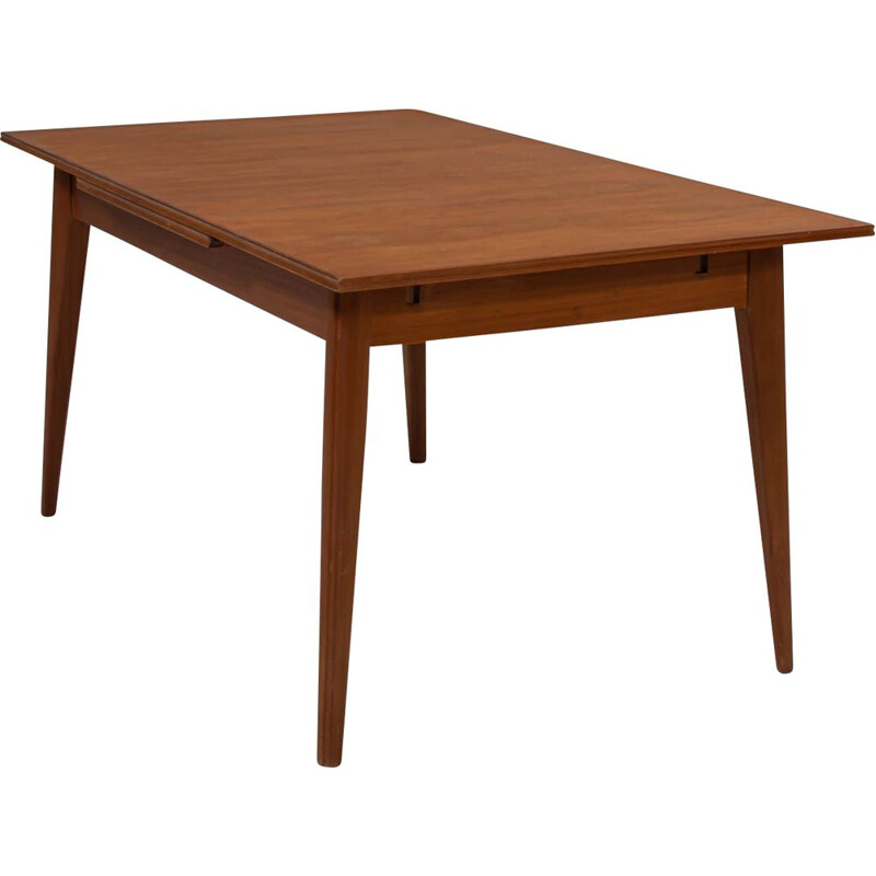 Vintage teakhouten tafel van Arne Hovmand-Olsen voor Mogens Kold