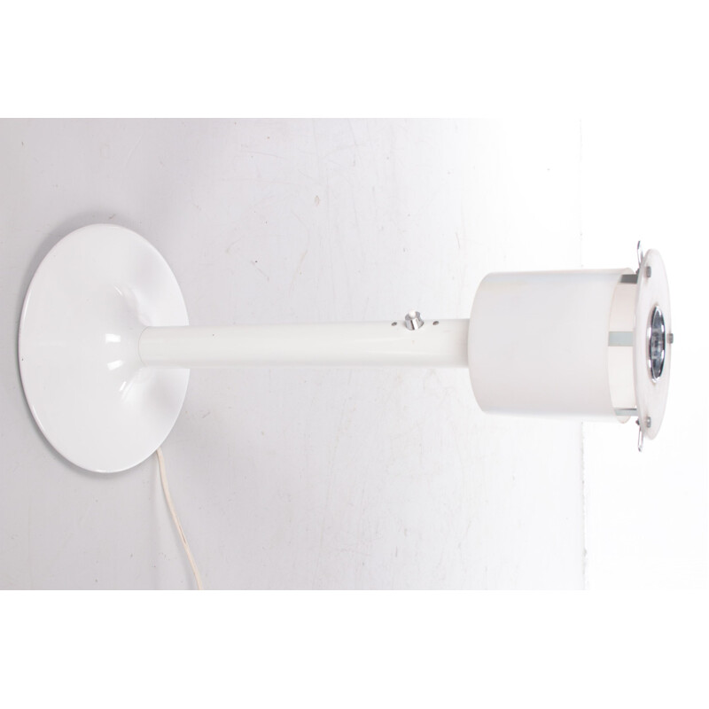 Scandinavian vintage white table lamp by Anna Ehrner for Ateljé Lyktan, 1970s