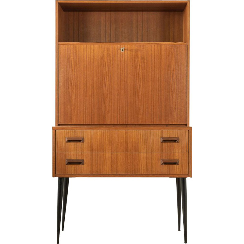 Vintage teak bar for DeWe, Germany 1960