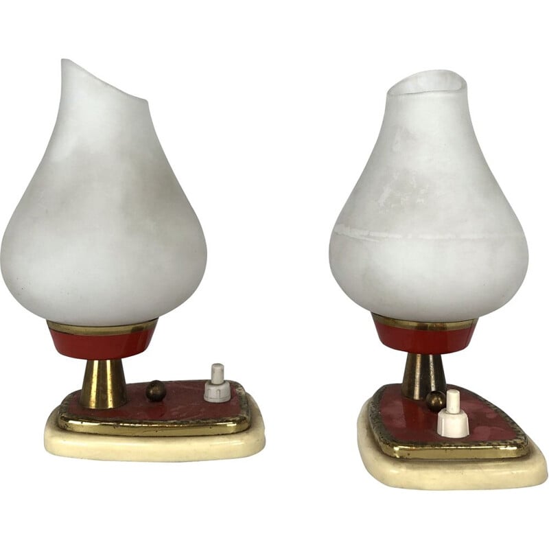 paire de lampes vintage, - italiennes