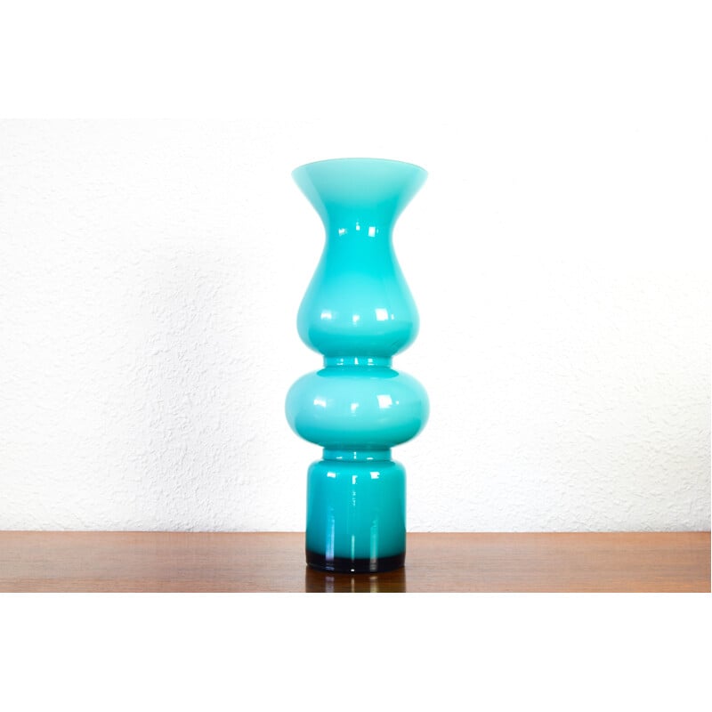 Scandinavian vintage Carnaby vase by Per Lütken for Holmegaard, Denmark 1960s