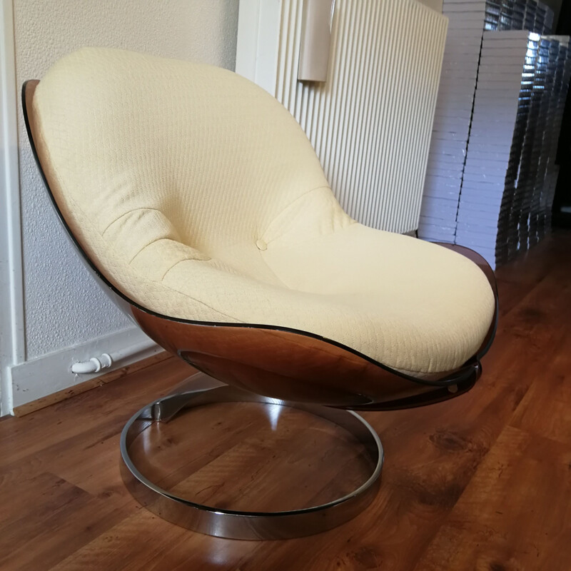 Spherical vintage armchair by Tabacoff, 1970