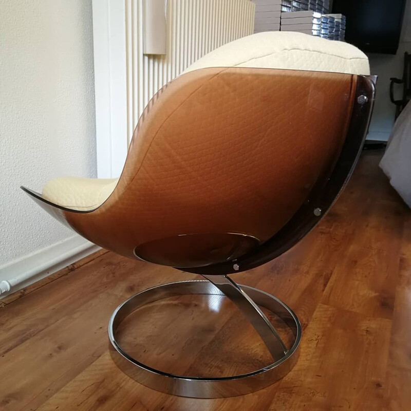 Spherical vintage armchair by Tabacoff, 1970