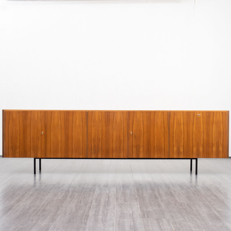 Walnut vintage large sideboard, 1960s 