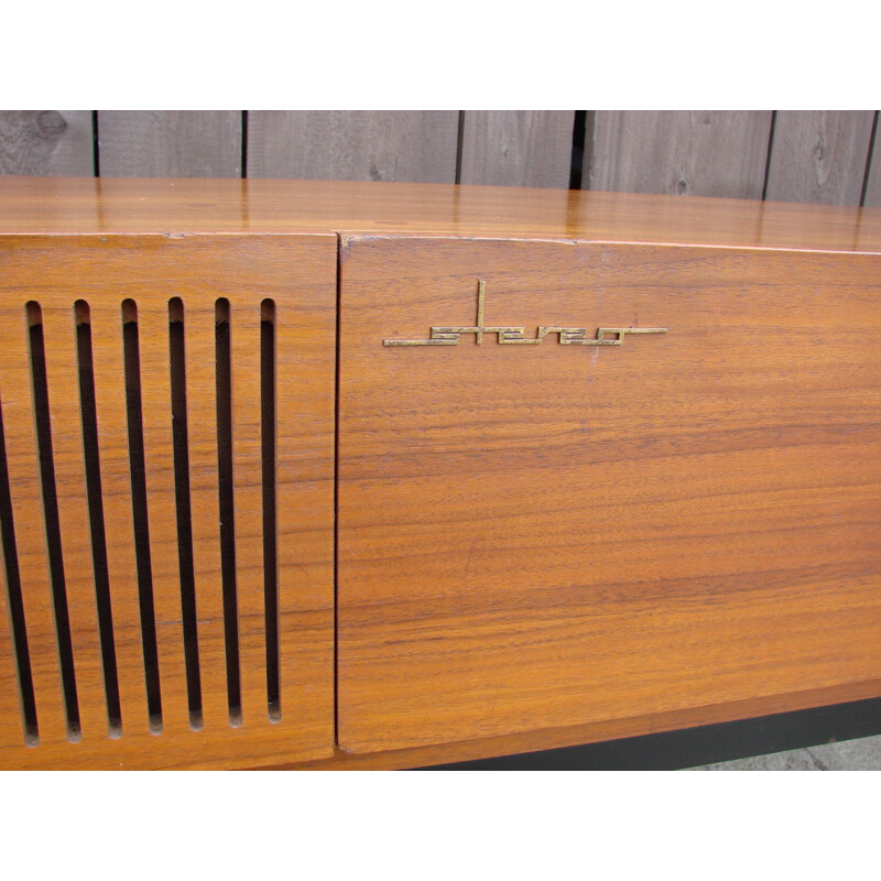 Vintage wooden jukebox speaker by Blaupunkt, 1970s