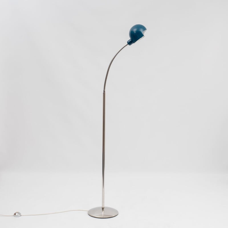 Vintage chromed floor lamp by Goffredo Reggiani, Italy 1970s