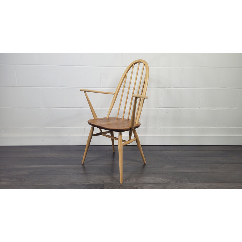 Mid century dining chair with armrests by Ercol Quaker Carver, 1960s