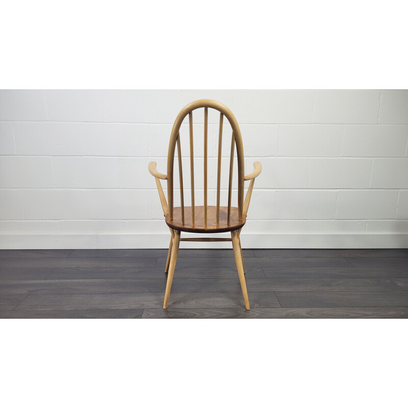 Mid century dining chair with armrests by Ercol Quaker Carver, 1960s