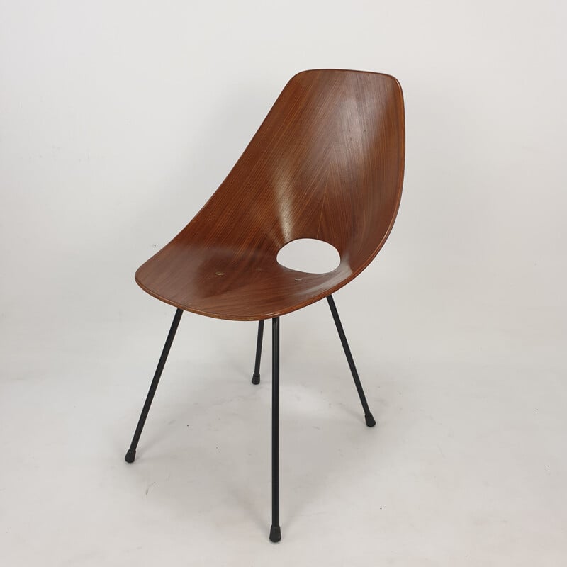 Vintage Medea bentwood chair by Vittorio Nobili for Fratelli Tagliablue, 1950s