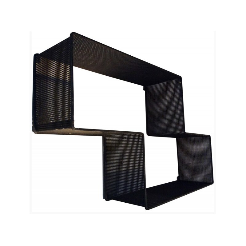"Dedal" shelves in perfored metal, Mathieu MATEGOT - 1955