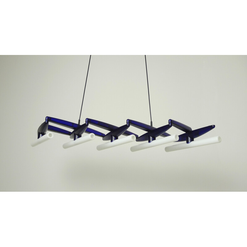 German Serien pendant lamp in plastic - 1990s