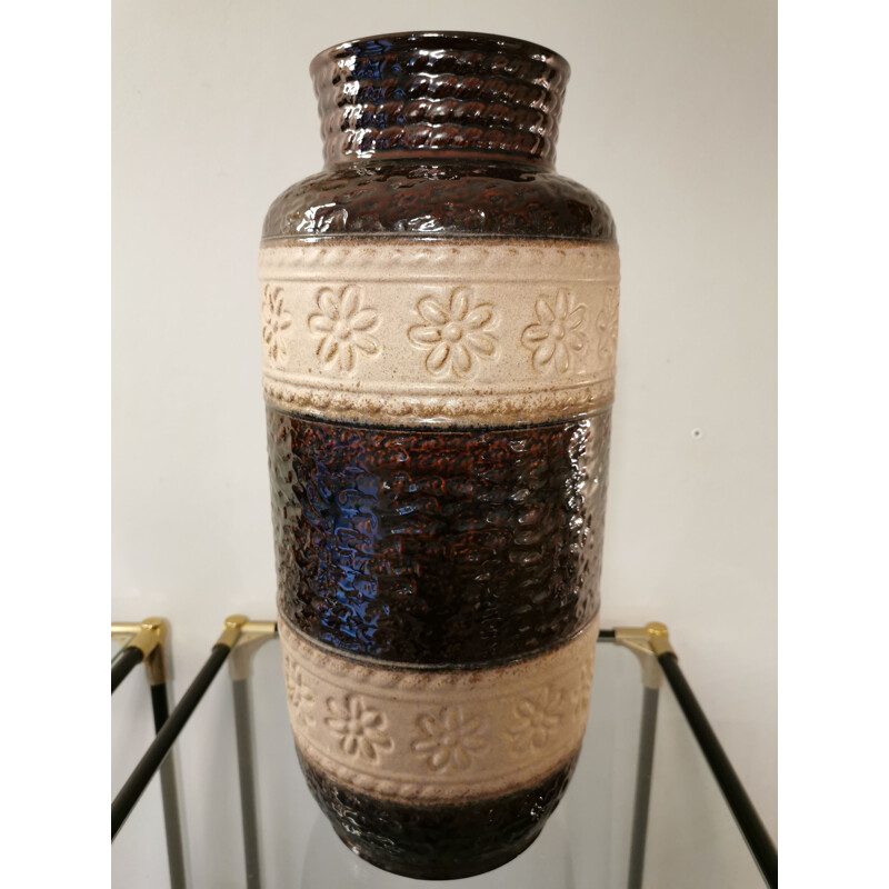 Vintage glazed ceramic vase, Germany